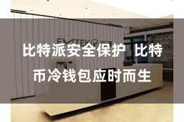 比特派安全保护  比特币冷钱包应时而生