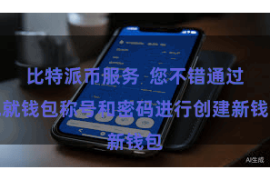 比特派币服务  您不错通过成就钱包称号和密码进行创建新钱包